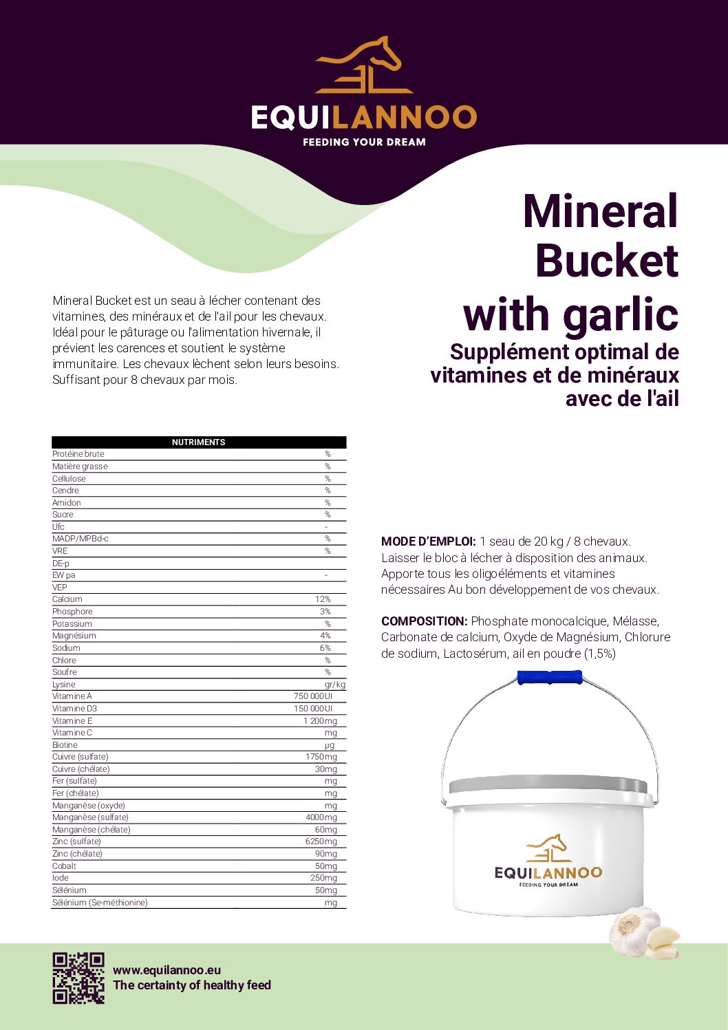 Mineral Bucket with Garlic – Image 2